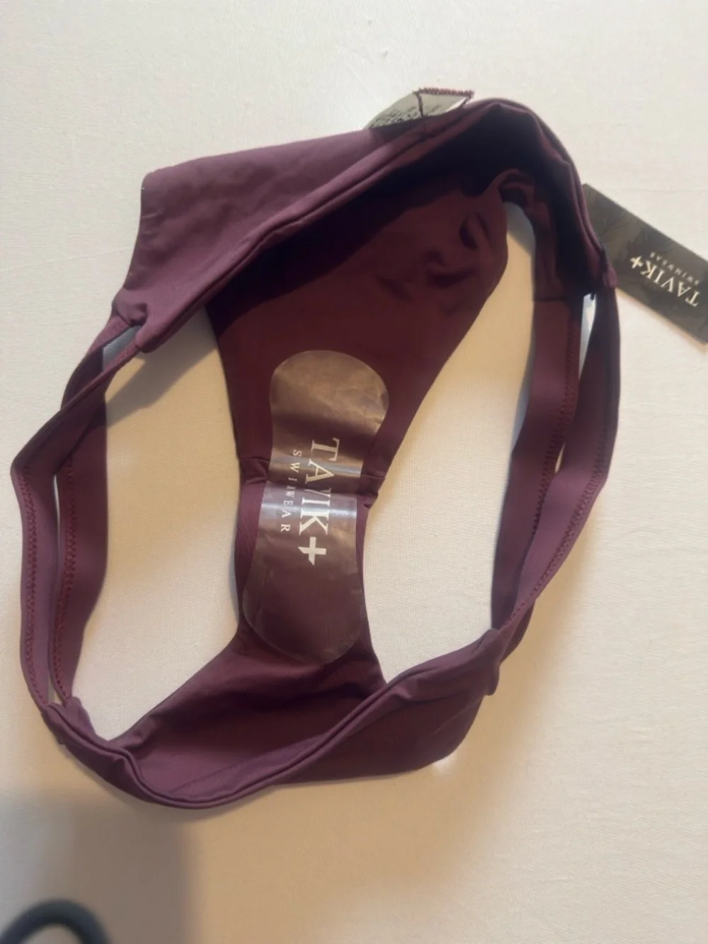Tavik 3-Piece Bikini Set NWT Medium Burgundy Mix & Match